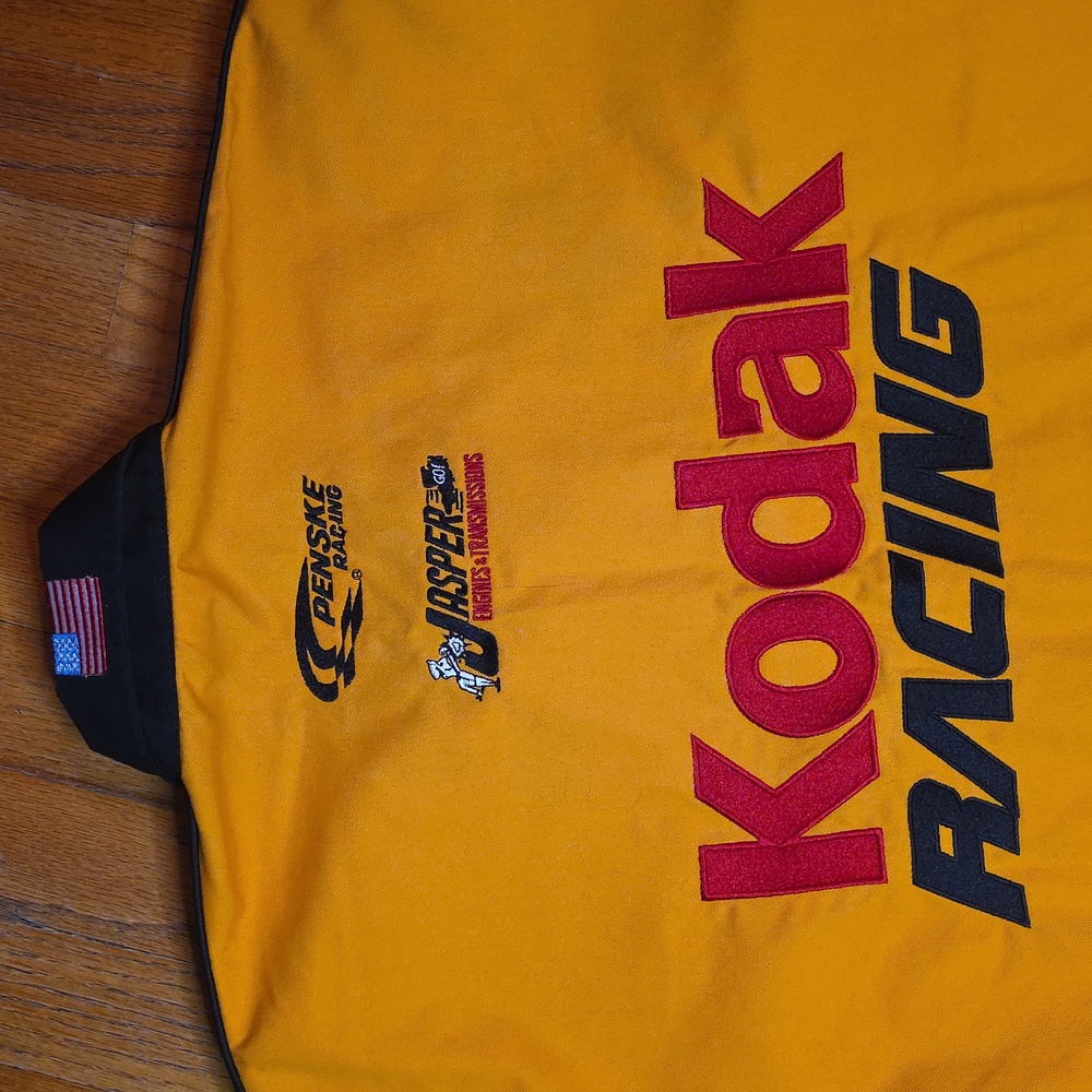 Vintage Sterling Marlin Kodak Racing Nascar Pit Crew Shirt Size L - Like New! - Picture 10 of 11